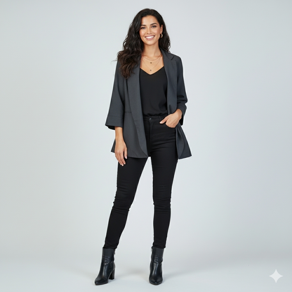 Misguided Chic Black Blazer